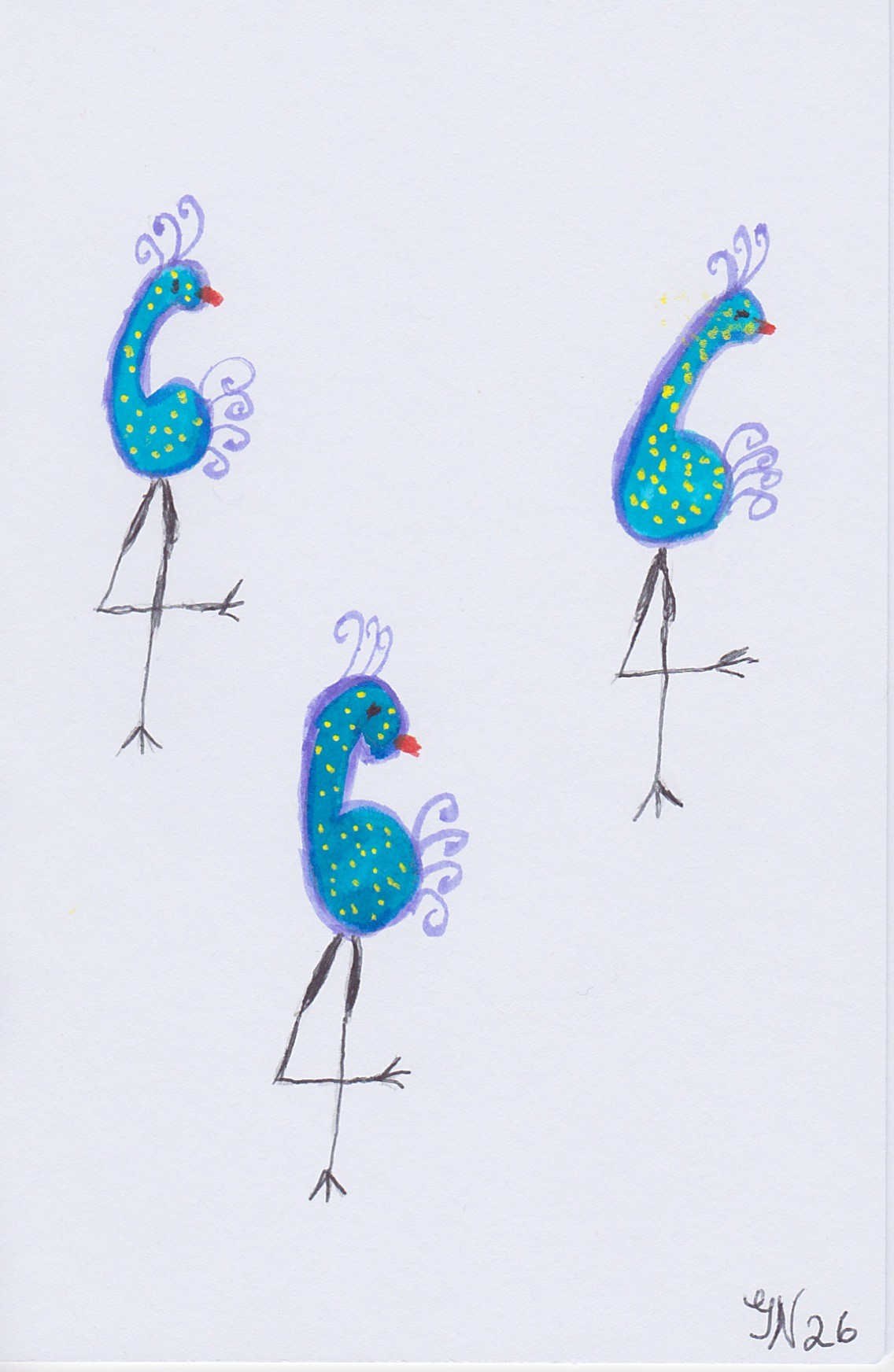 Whimsical Birds 1