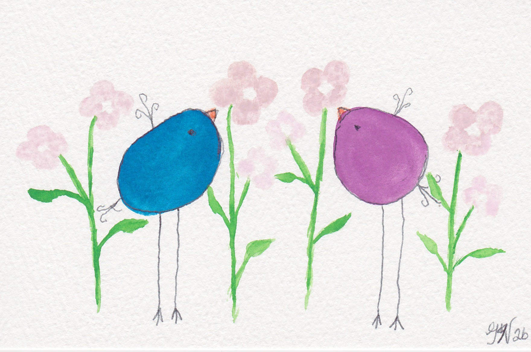 Whimsical Birds 5